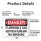 Signmission Flammable Gas Danger Sign, Plastic, 10in W x 7in L, 2PK OS-2PACK-DS-P-710-L-19366 - alternate 8